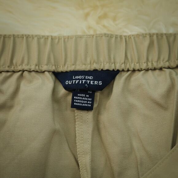 Lands End Plus Size 26W Pants Straight Fit Khaki Chino Twill Comfort Waist NWT - Picture 3 of 6